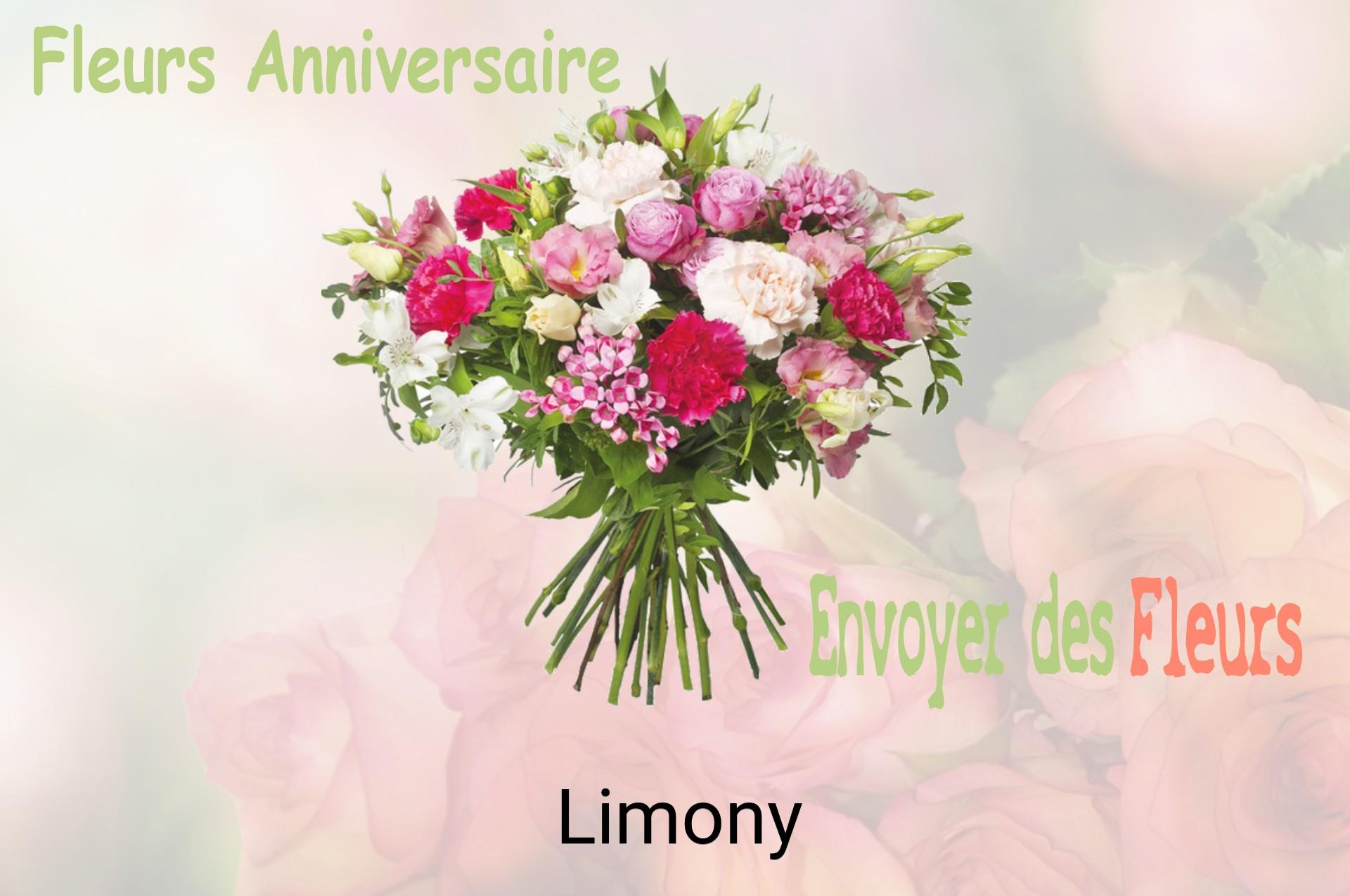 Bouquet de fleurs d’anniversaire livré à Limony